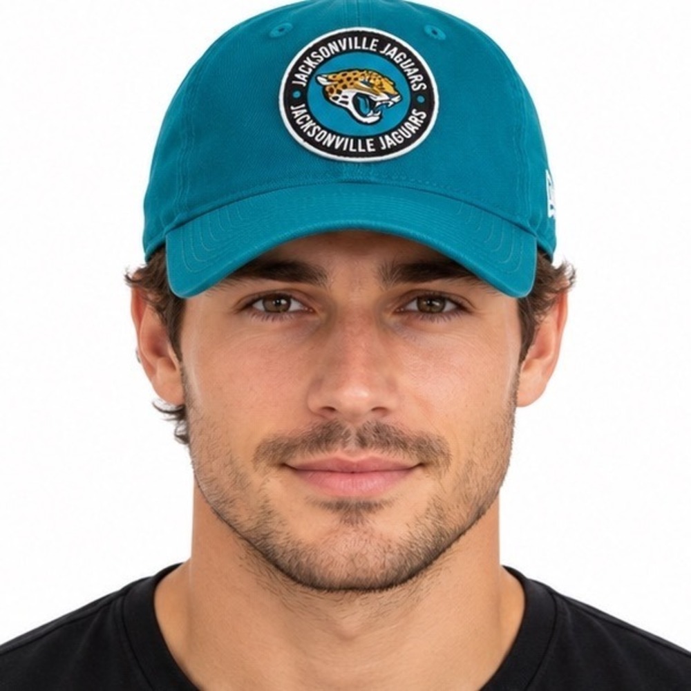 New Era Jacksonville Jaguars NFL 9TWENTY Adjustable Teal Hat Cap Sporty 119-22